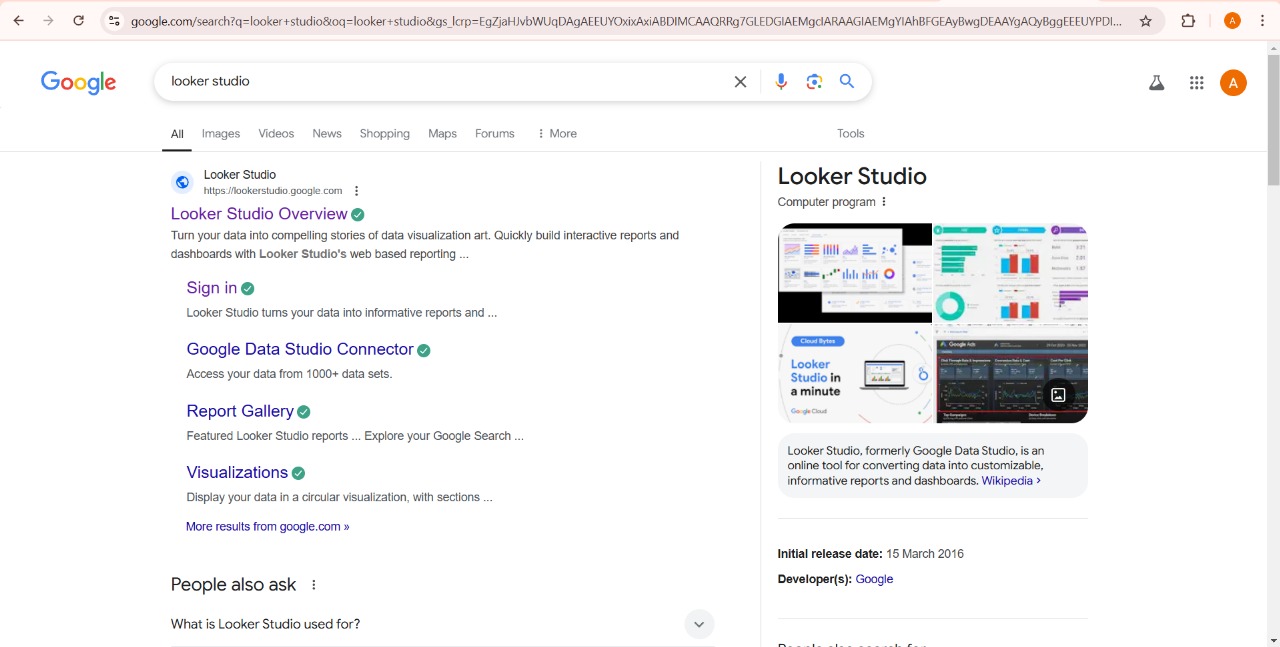 Looker Studio Dashboard Example